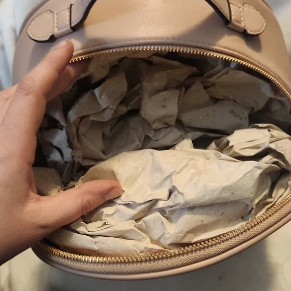 NWT Aldo Blush Pink Mini Backpack with Chain Detail - Picture 7 of 8